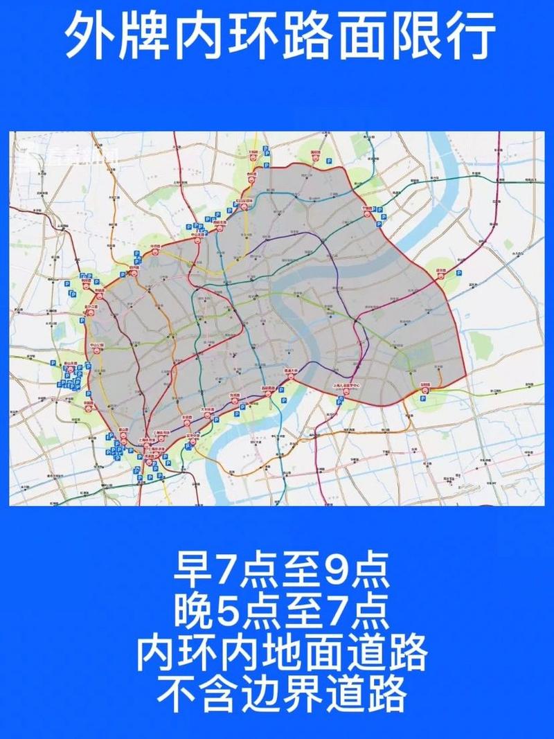 上海外地车牌限行的相关图片